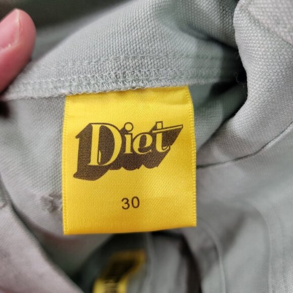 Diet Starts Monday Mens Size 30 Cargo Utility Pant Light Green Straight Leg - Picture 8 of 12